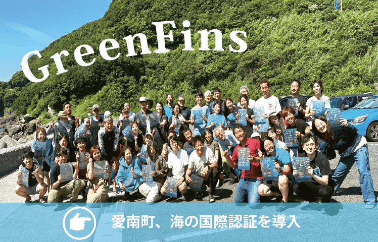 愛南町でグリーンフィンズ導入
